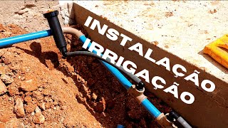 Instalação  irrigação/Irrigação  jardim