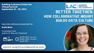 Famous Better Together: How Collaborative Inquiry Builds Data Culture | Suzie Boss Net Worth