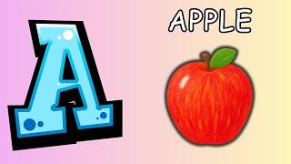 A to Z Fruits Rhyme | Letter Sounds Learning for Preschoolers