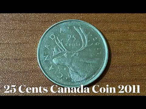 25 Cents Coins Canada 2008 2011 2016