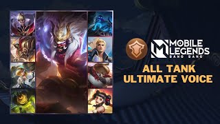 Suara Ultimate English Semua Hero Tank Mobile legends