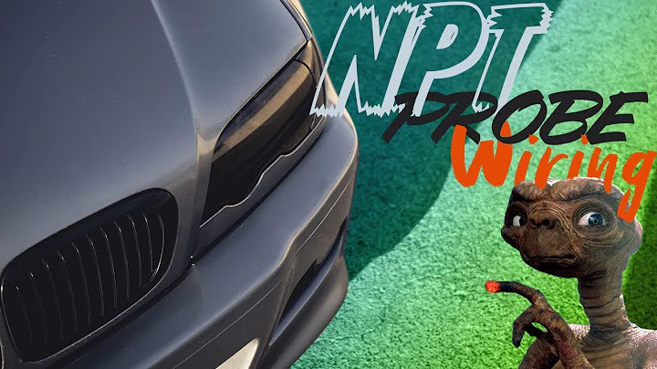 BMW E46 M3 fan wiring install with 1/8 NPT probe for Mishimoto Fan Controller