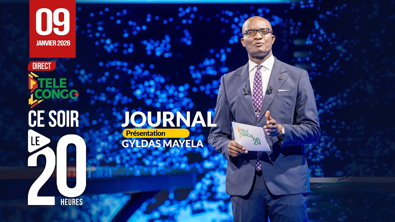 🔴 Direct JOURNAL DU 20H DU 09 JANVIER 2026 AVEC GYLDAS MAYELA  