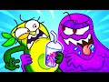 THE GRIMACE SHAKE || Delicious Grimace Shake || How to Sneak Food in School by Avocado Couple