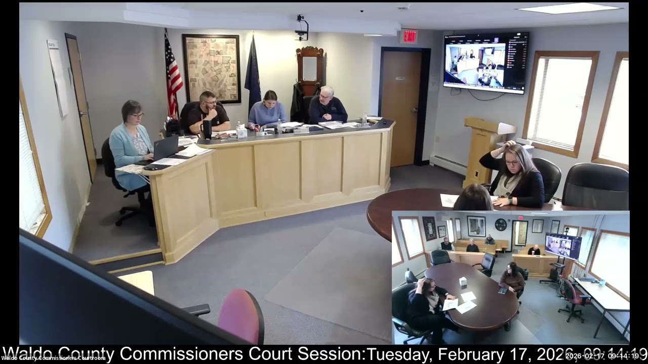 County of Waldo Commissioners February 17th, 2026 Regular Court Session