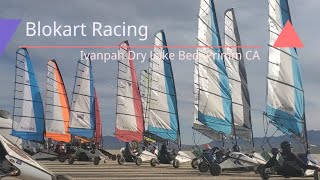 #Blokart Landsailor Racing on Ivanpah Dry Lake Bed (2024) #thedesertsailor