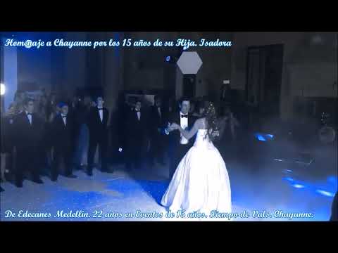 15 años Hija de Chayanne. Tiempo de Vals Homenaje Edecanes Medellin