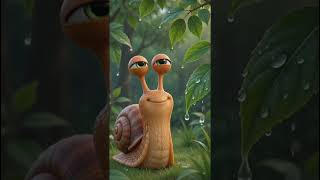 "The Snail Who Waited for Rain"#motivational #shorts #shortvideo #animation #story #ai