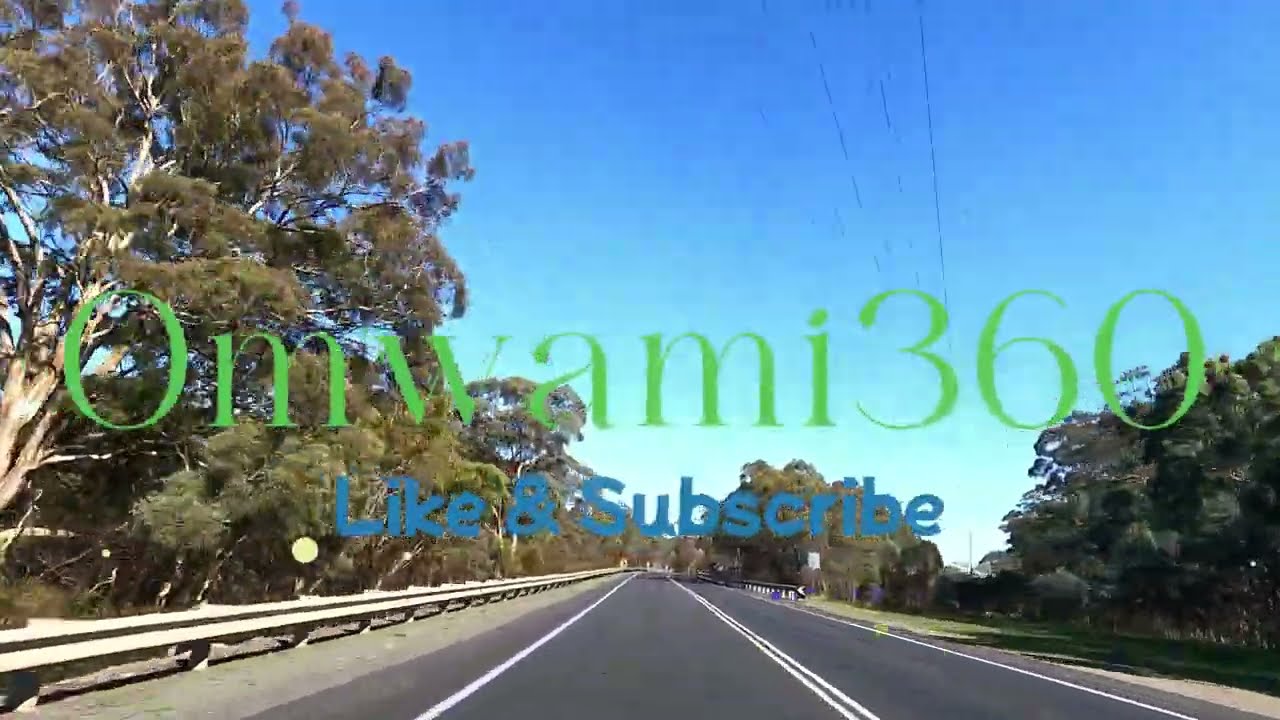 Cruising in countryside Victoria on the Western Freeway