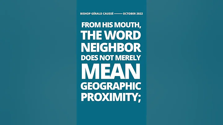 Jesus Said To Love Our Neighbor As Ourselves. So W...