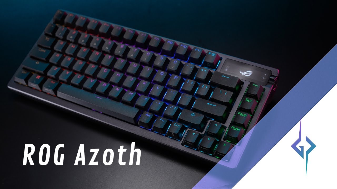 Unboxing ROG Azoth 75% Custom Gaming Keyboard  Hot-Swappable Switches &  Tri-Mode Connection 