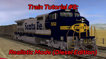 Trainz Tutorial: How To Become A True Diesel Driver (Realistic Mode)