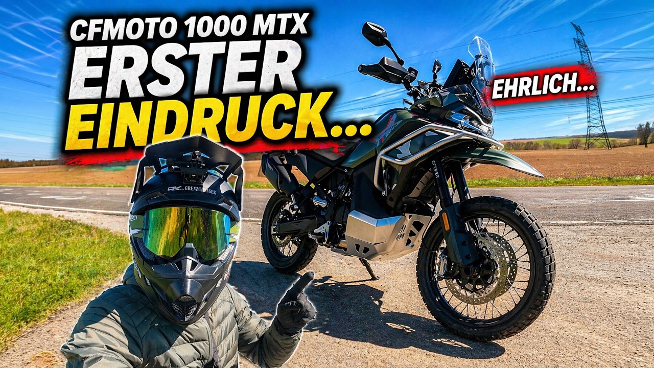 CFMOTO 1000 MTX Probefahrt – So gut ist sie WIRKLICH! - YouTube