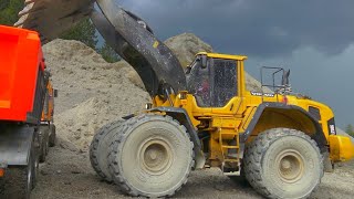 MAZ 537 Special!!! Heavy Day At The Construction Site - Volvo L250G