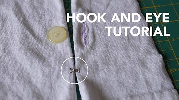 Hook and Eye Closure Machine Sewing Tutorial