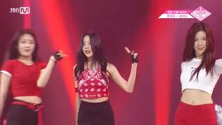 Produce 48 - Side to side Wonyoung dance mirror