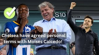 🔥 Chelsea have reportedly agreed personal terms with Moises Caicedo #chelsea