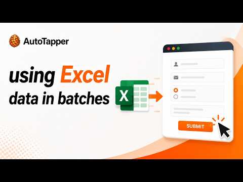 Batch Process Web Forms Using Excel Data | Browser Automation Tutorial