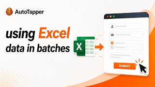 Batch Process Web Forms Using Excel Data | Browser Automation Tutorial