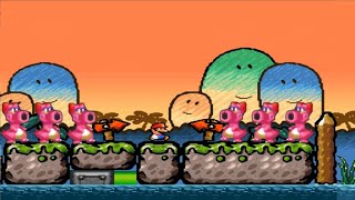 New Super Mario World HD: BEST ADVENTURE: World 4: Piranha Jungle Part 3 (Amazing Graphics) screenshot 5