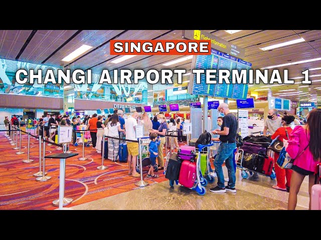 Changi Airport Terminal 1 Departure and Arrival Areas