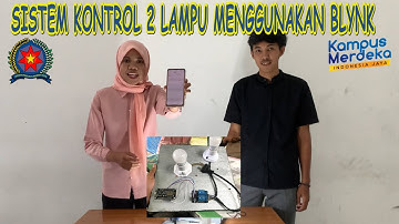 sistem kontrol 2 lampu berbasis internet of things (IoT) menggunakan blynk