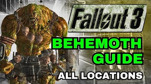 All Behemoth Locations in Fallout 3