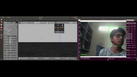 Human Following Drone in Gazebo simulation