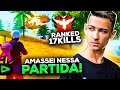 LIMPEI O MAPA NA RANQUEADA 17KILLS!! FREE FIRE