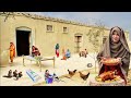 Traditional woman village life pakistan in winter  village food  old culture  stunning pakistan