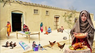 Traditional Woman Village Life Pakistan in Winter | Village Food | Old Culture | Stunning Pakistan