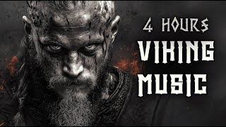 4 Hours Compilation of Dark Norse Folk and Deep Viking Music Nordic War Drums