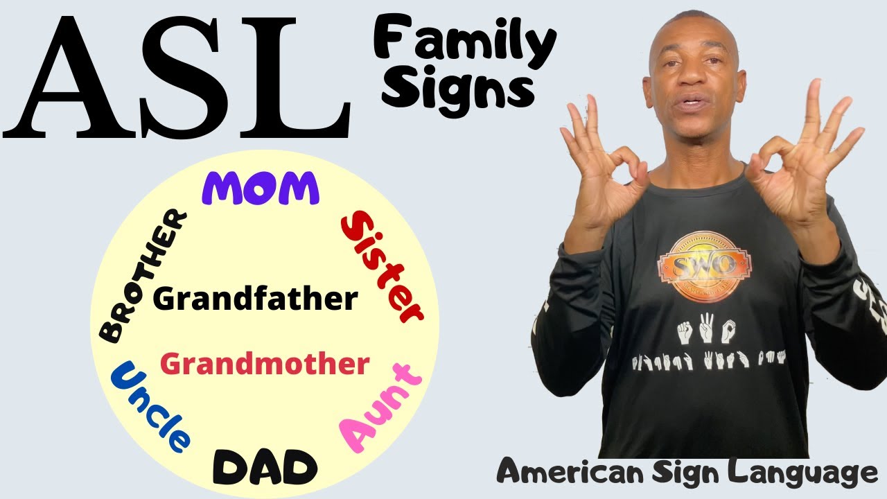 "Family" ASL Signs. "ASL for Beginners" | American Sign Language | ASL