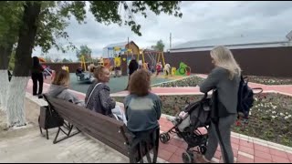 Скверы на месте разрушенных домов построили в Петропавловске