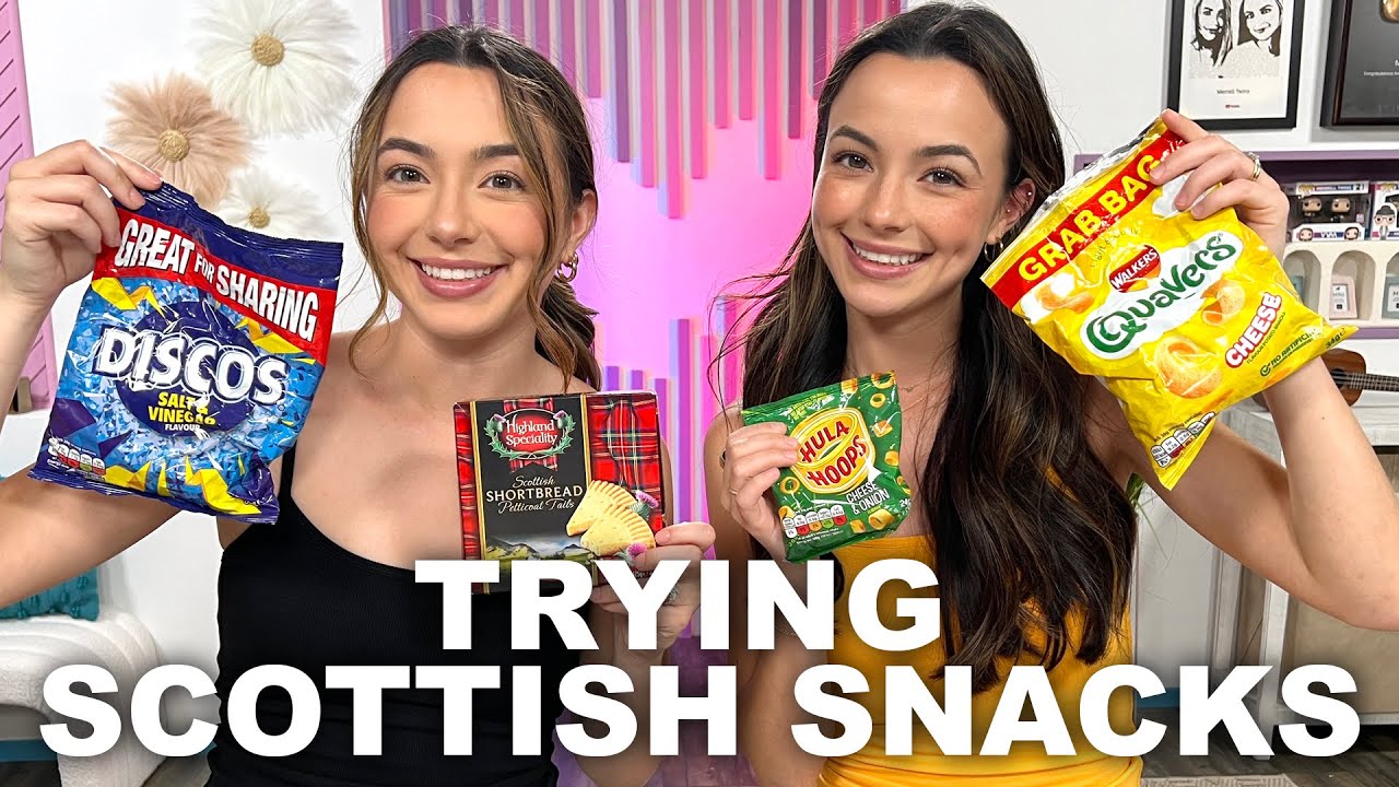 Trying Scottish Snacks - Merrell Twins