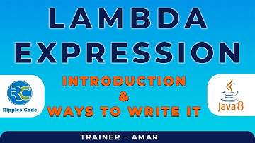 Java 8 Features || Lambda Expression Introduction & ways of writing it || Part-1
