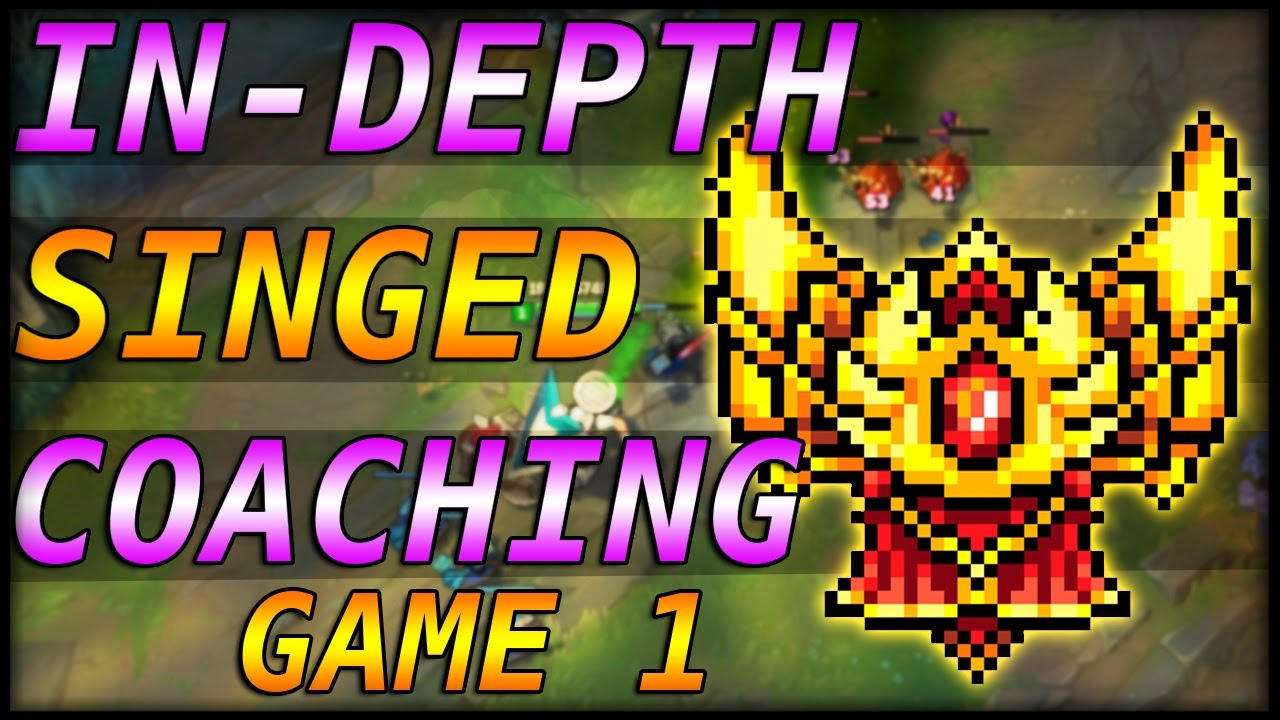 Challenger Singed | Coaching Gold 5 Top Laner | Game 1 | Minishcap1