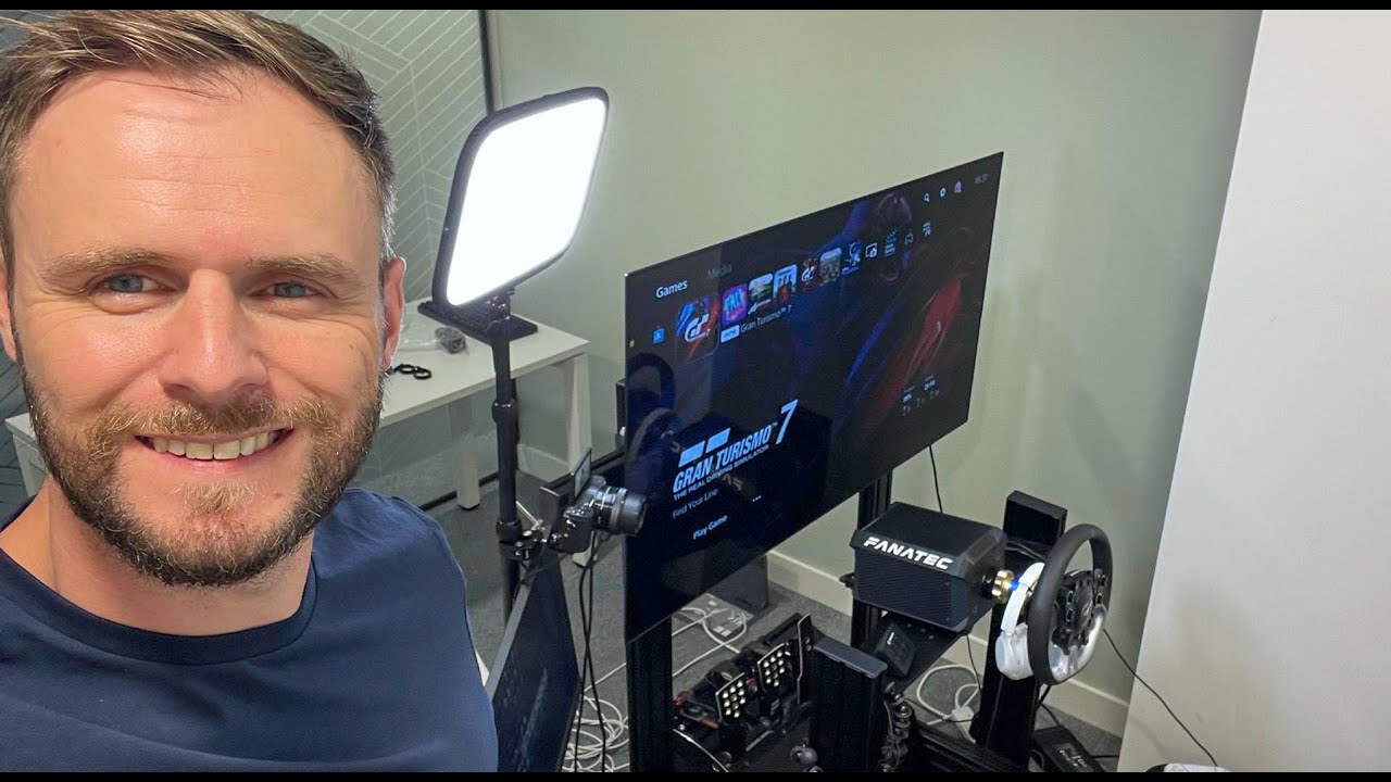 Welcome to my new sim racing space... - YouTube