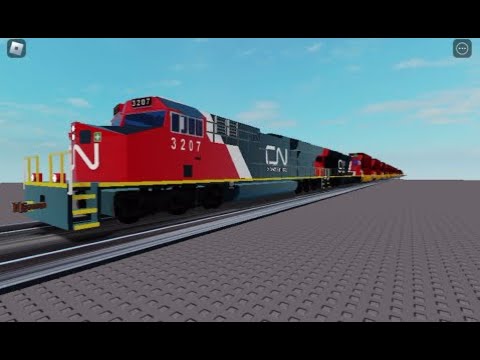 CN Intermodel train at RS - YouTube