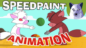 Foxy & Mangle - FNAF Animation - Watch Me Animate! [Tony Crynight]