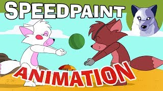 Foxy & Mangle - Fnaf Animation - Watch Me Animate! [Tony Crynight]