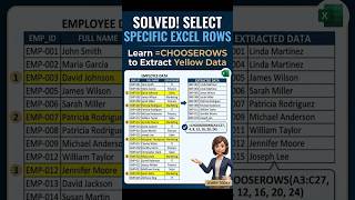 Extract Specific Rows in Excel in 2 Seconds! 🤯 #shorts #excel #exceltricks