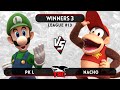 NACHO (Diddy Kong) vs PK L(Luigi) - SMACHO LEAGUE - SSBU