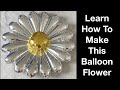 Easy Foil Balloon Flower