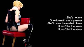 Vignette de la vidéo "Madonna - She's Not Me (Lyrics On Screen)"