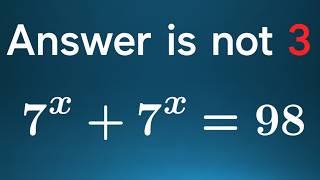 A Tricky Algebra Equation to Solve for x | Mathematics Olympiad
