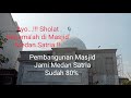 Alhamdulillah... Pembangunan Masjid medan satria sudah 80% #masjidjamimedansatria #pilot #maseman