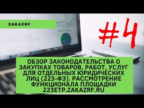 Обзор закондатльства о закупках товаров, работ, услуг для отдельных юридических лиц (223-ФЗ)