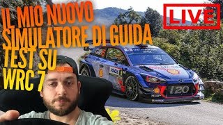 Il mio nuovo Simulatore di Guida - Test su Wrc 7 Live [Diflu] screenshot 4