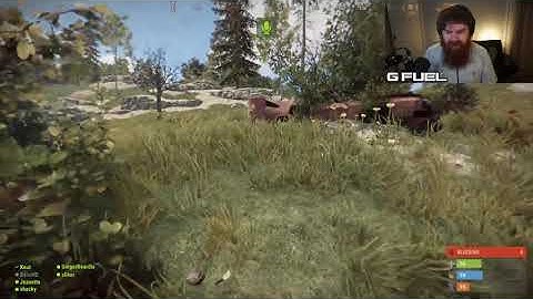 Gingerbeardie vs NPC OTV rust server highlights